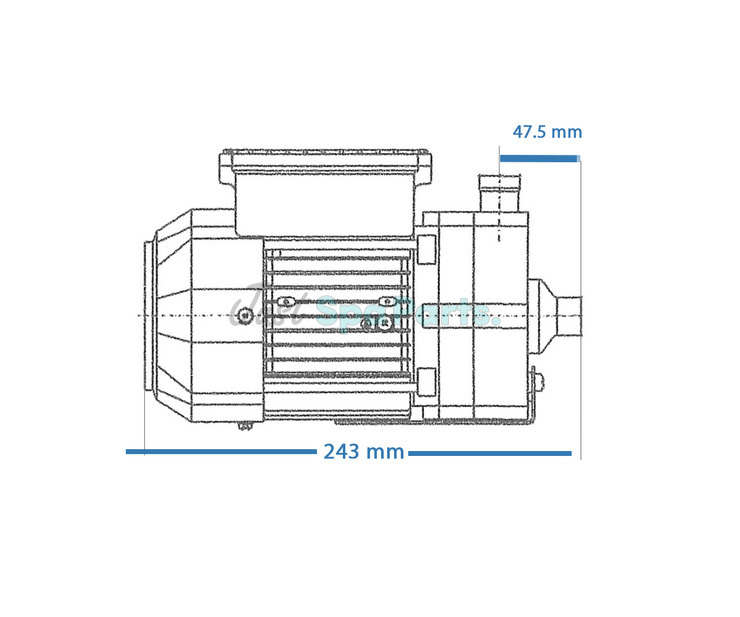 LX SPA Circulation Pump - WE10