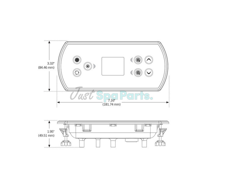 Gecko Topside Control Panel - in.k500